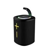 MIKADO MD-26BT, 6W, Tasinabilir, USB/AUX/BT/TF, RGB Isikli, 1200mAh, IPX66 Su Geçirmez, Bluetooth Speaker Siyah - 2