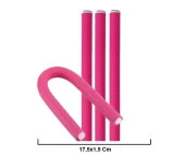Hair Clips 4'Lü Sosis Bigudi - Pembe - 1