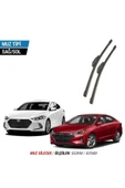Velonova HYUNDAİ ELANTRA 2000-2010 2'li Ön Cam Sileceği Sağ Sol Silecek Takımı Muz Silecek thumbnail 1