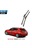 Velonova MAZDA 3 HB 2014-2016 2'li Ön Cam Sileceği Sağ Sol Silecek Takımı Muz Silecek thumbnail 1