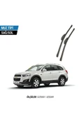 Velonova CHEVROLET CAPTİVA 2006-2013 2'li Ön Cam Sileceği Sağ Sol Silecek Takımı Muz Silecek thumbnail 1