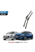 Velonova HYUNDAİ İ30 2012-2017 2'li Ön Cam Sileceği Sağ Sol Silecek Takımı Muz Silecek thumbnail 1