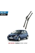 RENAULT CLİO-2 1998-2005 2'li Ön Cam Sileceği Sağ Sol Silecek Takımı Muz Silecek - 1