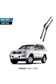 Velonova TOYOTA LAND CRUİSER 2007-2009 2'li Ön Cam Sileceği Sağ Sol Silecek Takımı Muz Silecek thumbnail 1