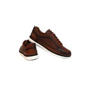 Voyager M012 Taba Hakiki Yumuşak Deri Erkek Ayakkabı - 6