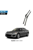 Velonova MAZDA RX8 2006-2011 2'li Ön Cam Sileceği Sağ Sol Silecek Takımı Muz Silecek thumbnail 1