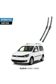 VOLKSWAGEN CADDY 2007-2017 2'li Ön Cam Sileceği Sağ Sol Silecek Takımı Muz Silecek thumbnail 3