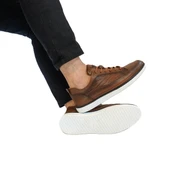 Voyager M012 Taba Hakiki Yumuşak Deri Erkek Ayakkabı - 2