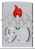 Zippo 90. Yıl Özel Koleksiyonu Armor® Kasa Çakmak - 2