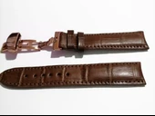 Fado &Hertür Saate &Uygun  Kelebek  Toka  24 MM  kahve kordon   (194)  rose toka - 2