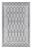 PALERMO-6816A Antrasit Gri Çift Taraflı Yıkanabilir Dokuma Kolay Temizlenir Halı Kilim - 5