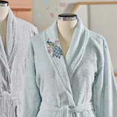 TAÇ 4379 SOFT BAMBOO ANNA MİNT GRİ AİLE SETİ - 1