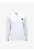 Jack Jones Erkek Beyaz Jcoand  Sweat 12261184 - 1