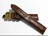 Fado &Hertür Saate &Uygun  Kelebek  Toka 22 MM  kahve kordon   (182 ) altın  toka thumbnail 1