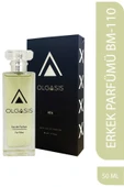 BM-110 Erkek Parfümü 50 Ml Eau de Parfum Sümbül Teber ve Gayak Ağacı ile Derin ve Kalıcı Koku - 1