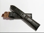 Fado &Hertür Saate &Uygun  Kelebek  Toka  24 MM  koyu kahve kordon   (188 ) rose  toka - 1