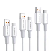 NPO UTC12 60W 1.2m TPE USB to Type-C Hızlı Şarj ve Data Kablosu 3 Adet - 1