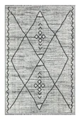 PALERMO 6814A Gri Çift Taraflı Yıkanabilir Dokuma Kolay Temizlenir Halı Kilim - 5
