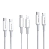 NPO CTL12 60W 1.2m TPE Type-C to Lightning Hızlı Şarj ve Data Kablosu 3 Adet - 1