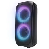 Mikado MD-11BT Siyah 20*2 40W RGB Işıklı Kablosuz Mikrafonlu Taşınabilir Speaker Hoparlör - 1