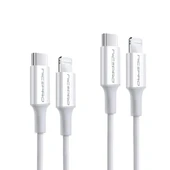 NPO CTL12 60W 1.2m TPE Type-C to Lightning Hızlı Şarj ve Data Kablosu 2 Adet - 1