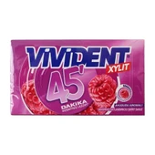 Vivident Cüzdan Sakız 45 Dakika Ahududu Aromalı Sakız 26gr 18 adet - 2