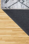 VALENCIA 1508 Geometrik Desenli Kaymaz Taban Yıkanabilir Modern Halı Kilim - 3