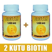 Biotin 5000mg 120 Kapsül (2 KUTU) - 1