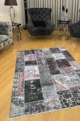VALENCIA 1511 Patchwork Kaymaz Taban Yıkanabilir Modern Halı Kilim - 1