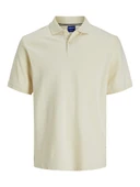 Jack Jones Erkek Jorfrederiksberg  Polo Yaka Bej Tişört 12278511 - 1