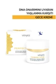 VITAYES Yaşlanma Karşıtı Yoğun Nemlendirici Gece Cilt Bakım Kremi - Dna Onarımını Uyaran Etkili Formül 50ml - 1