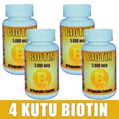 Biotin 5000mg 240 Kapsül (4 KUTU) - 1