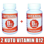 Vitamin B12 1000mcg 120 Kapsül (2 KUTU) - 1