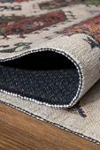 VALENCIA 1509 Vintage Kaymaz Taban Yıkanabilir Modern Halı Kilim - 2