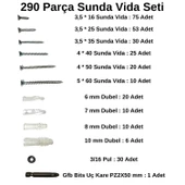 Stronger 290 Parça Sunta Vida Dübel Seti - 2