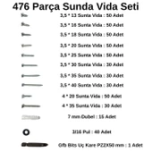 Stronger 476 Parça Sunta Vida Dübel Seti - 2