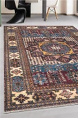 EFES 2304 Geleneksel Motif Yumuşak Doku Leke Tutmayan Modern Halı Kilim - 1