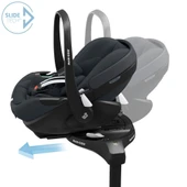 Maxi-Cosi Pebble 360 Pro Dünyanın İlk Kızaklı, Araç Dışına Çıkabilen ADAC'lı 360 Dönebilen Tam Yatabilen İsofix Bazalı Ana Kucağı ve Bebek Oto Koltuğu 0-13 kg Twillic Graphite - 1