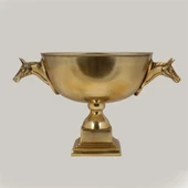 Vitale Metal Gold Büyük Atlı Meylelik 32*50*28 cm - 1
