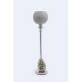 Vitale Tarnıshed Cam Metal Mumluk 12.7*12.7 cm - 1
