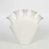 Vitale Beyaz Dekoratif Vazo 9*40*36 cm - 1