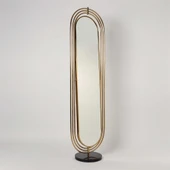 Vitale Mermer Pirinç Boy Aynası 31*48*173 cm - 1
