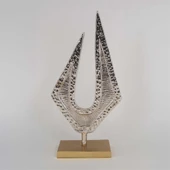 Vitale Metal Mızrak Silver Dekor 9*20*39 cm - 1