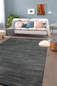 KİLİMİSTA MİLANO ML101 Antrasit Leke Tutmaz Antialerjik Yıkanılabilir Dokuma Dekoratif Halı Kilim - 2