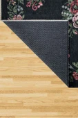 VALENCIA 1504 Çiçek Desenli Kaymaz Taban Yıkanabilir Modern Halı Kilim - 3