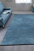 KİLİMİSTA MİLANO ML105 Mavi Leke Tutmaz Antialerjik Yıkanılabilir Dokuma Dekoratif Halı Kilim - 1