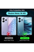 Xiaomi Redmi Note 14 4G Kılıf Deri Tarzı Niss Silikon Case Kapak - 4