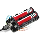 2'li 18650 Lityum Pil Yuvası Anahtarlı Mikro USB Type C thumbnail 3