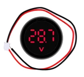 Yuvarlak Voltmetre Dc 4-100v Kırmızı thumbnail 1