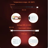 Bambulab P1P-P1S Uyumlu Termistör ve Seramik Isıtıcı thumbnail 3